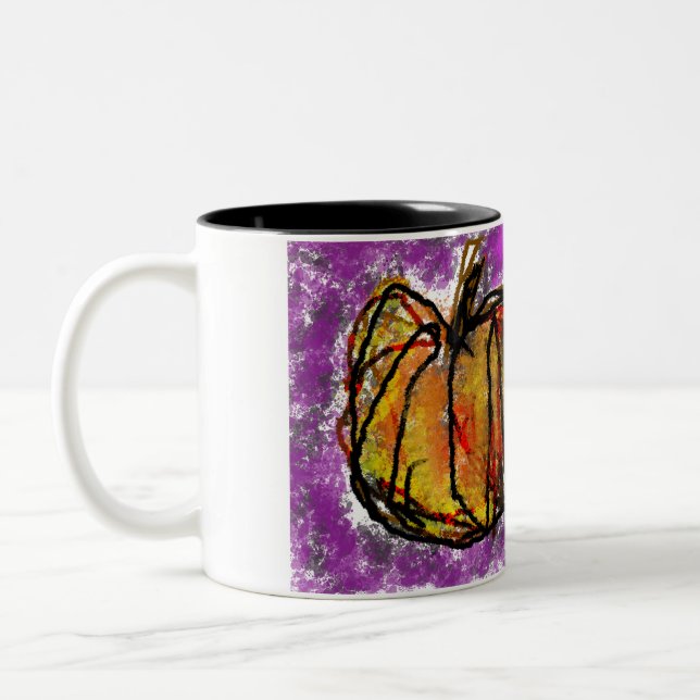Pumpkin  and squash  Two-Tone coffee mug (Left)