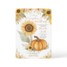 Pumpkin and Sunflower Baby Shower
