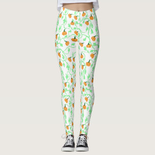 Pumpkin and Vines Leggings