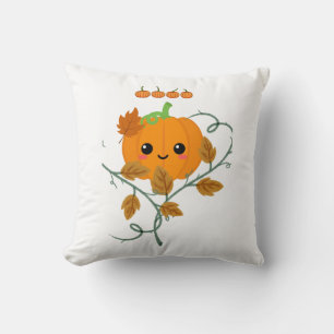 Pumpkin and Vines Sticker Cushion
