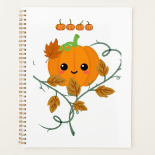 Pumpkin and Vines Sticker Planner