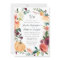 Pumpkin Autumn Chic Floral Rustic Rehearsal Dinner