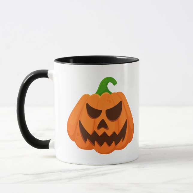 Pumpkin Autumn Mug – Cosy Fall Coffee Cup (Left)