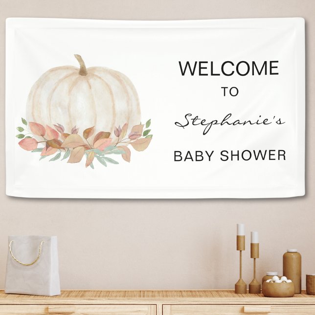 Pumpkin Baby Shower  Banner (Creator Uploaded)