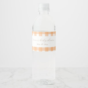 Pumpkin Baby Shower Food & Drink Labels