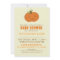 Pumpkin Baby Shower Invitation