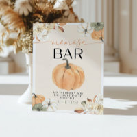 Pumpkin Baby Shower Momosa Bar