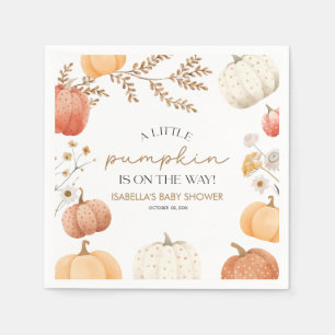 Pumpkin Baby Shower Napkin