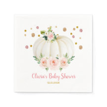 Pumpkin Baby Shower Paper