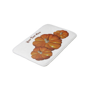Pumpkin Bath Mats