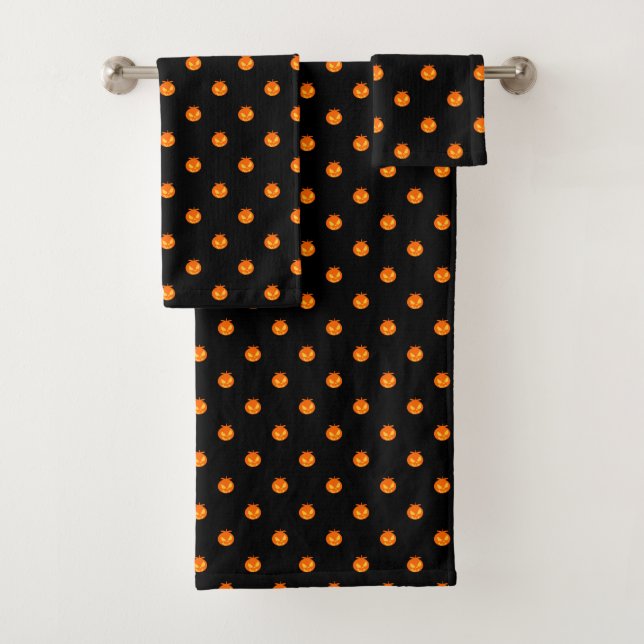 Pumpkin Bath Towel Set (Insitu)