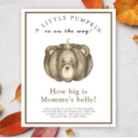 Pumpkin bear How big is mummy's belly game