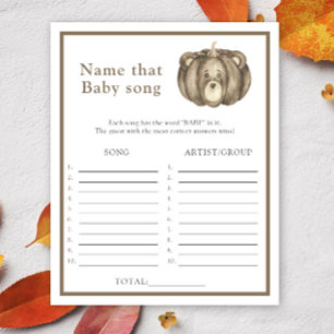 Pumpkin bear - Name that Baby Song