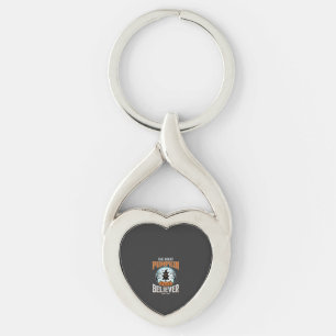 Pumpkin Believer Halloween Graphic Key Ring