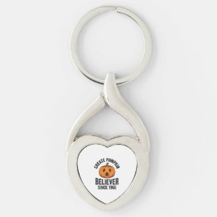 Pumpkin Believer Since 1966 Vintage Halloween Desi Key Ring