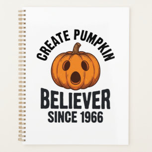 Pumpkin Believer Since 1966 Vintage Halloween Desi Planner