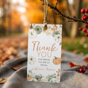 Pumpkin Birthday Favour Tag