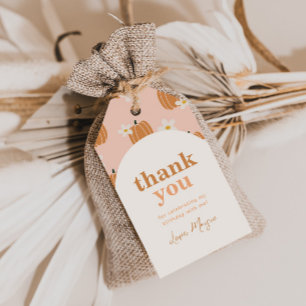 Pumpkin Birthday Favour Tag