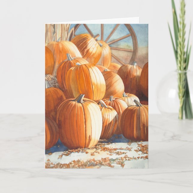 Pumpkin Blank Card (Front)