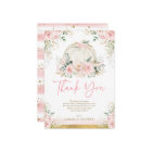 Pumpkin Blush Pink Gold Floral Fall Baby Shower