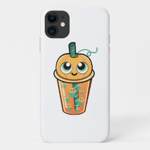 Pumpkin Boba Jellyfish Case-Mate iPhone Case