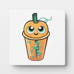 Pumpkin Boba Jellyfish Plaque