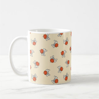 Pumpkin & Bones Halloween Coffee Mug