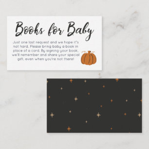 Pumpkin Books for Baby Enclosure Card