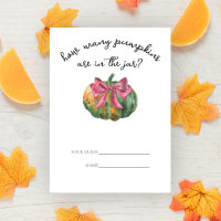 Pumpkin bow - Guess how many pumpkins game