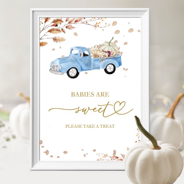 Pumpkin Boy Fall Babies Are Sweet Sign (Creator Uploaded)