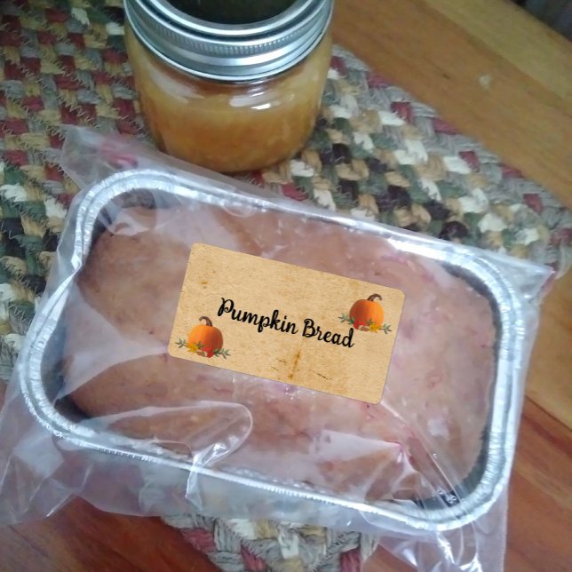 Pumpkin Bread Custom Product Business Label (Creator Uploaded)