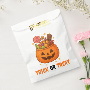 Pumpkin Bucket Full of Sweet - Halloween Favour Bags
