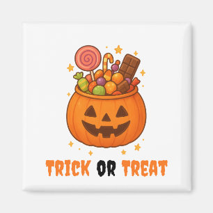 Pumpkin Bucket Full of Sweet - Halloween  Magnet