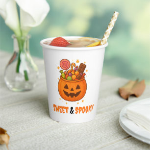 Pumpkin Bucket Full of Sweet - Halloween Paper Cups
