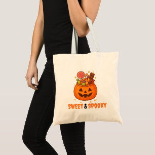 Pumpkin Bucket Full of Sweet - Halloween  Tote Bag