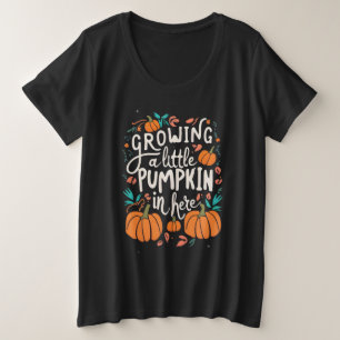 Pumpkin Bumpkin Halloween Maternity Plus Size T-Shirt