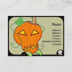 Pumpkin Business Card