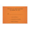 Pumpkin Cage Halloween Wedding RSVP Reply Card