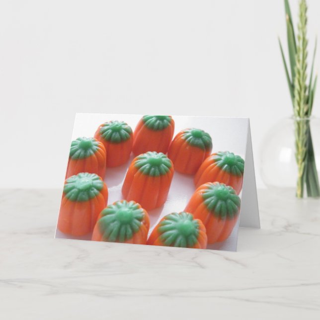 Pumpkin Candy Corn Card (Front)