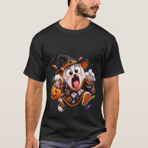 Pumpkin Candy Ghost Halloween T-Shirt