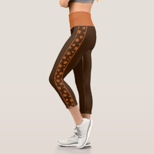 Pumpkin Capri Leggings