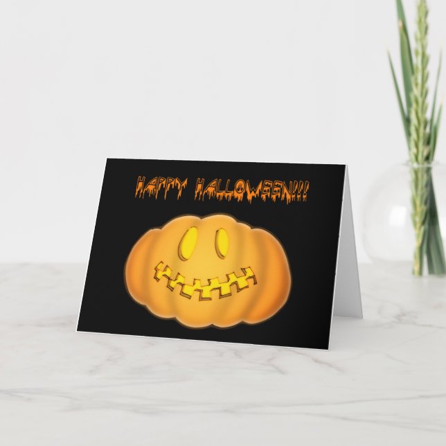 Pumpkin Card (Front)