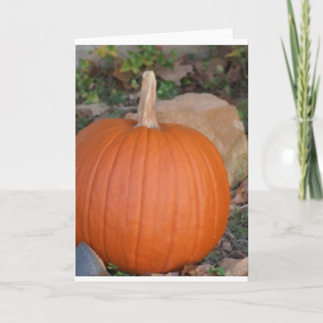 Pumpkin Card (Front)