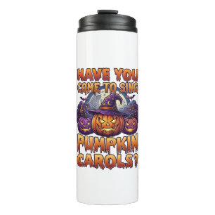 Pumpkin Carols Halloween Witch Hat Jack Lantern Ba Thermal Tumbler