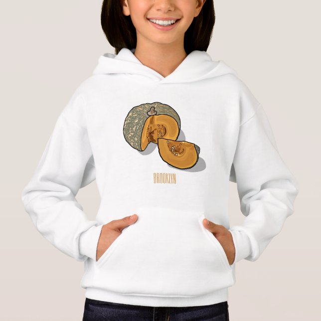 Pumpkin cartoon illustration  (Front)