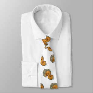 Pumpkin cartoon illustration  tie
