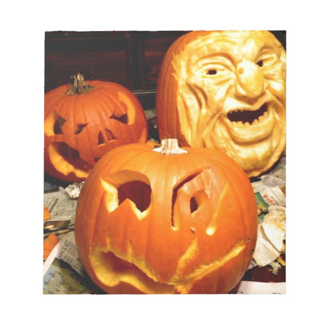 Pumpkin Carving I Notepad (Front)