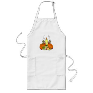 Pumpkin Centerpiece Thanksgiving Table Setting Lon Long Apron
