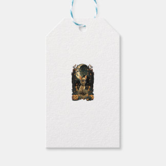 Pumpkin Chihuahua costume on Chihuahua Halloween Gift Tags
