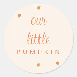 Pumpkin Classic Round Sticker